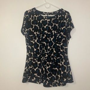 Wear to Work: DKNY Short-sleeve Blouse